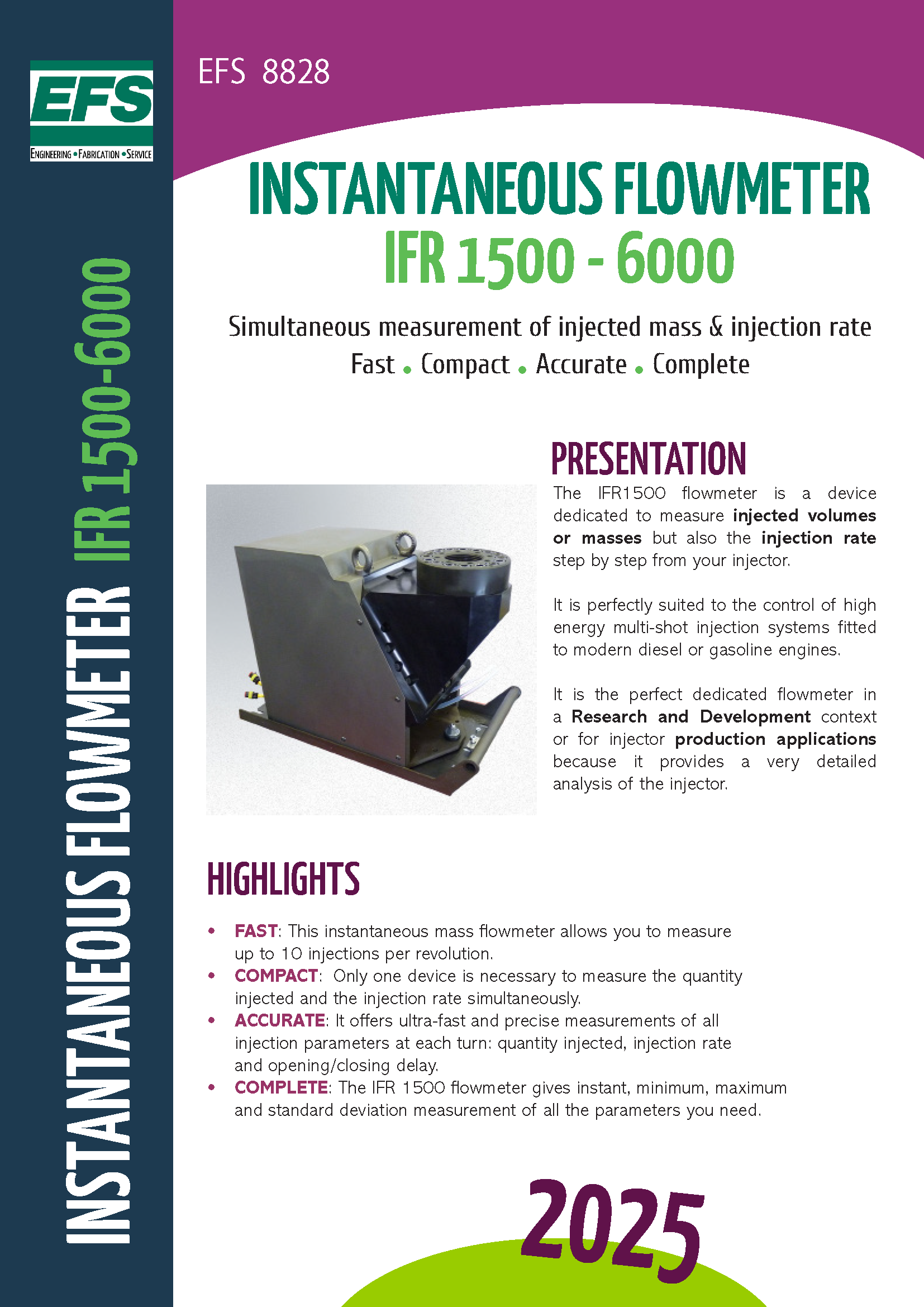 IFR 1500-6000 flowmeter brochure