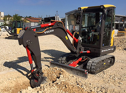 Converter and charger for electrical mini-excavator